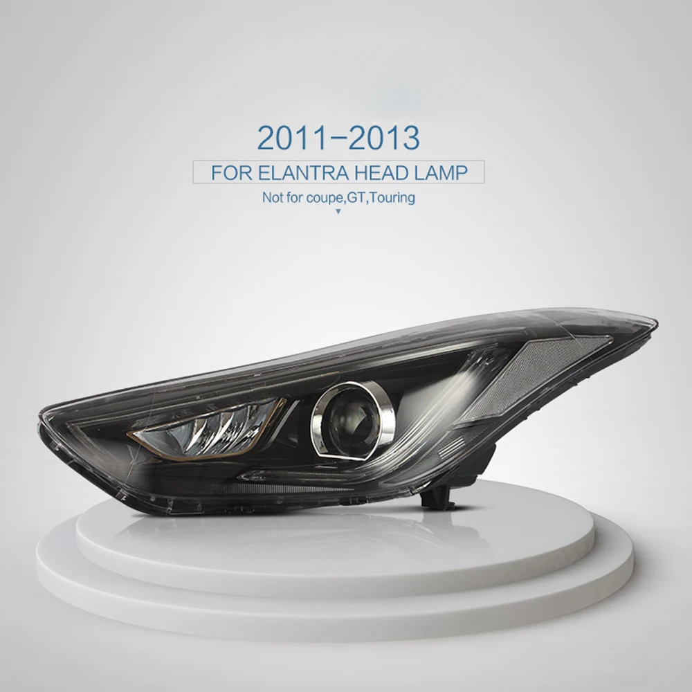 Для hyundai Elantra GT Coupe фара 2011 2012 2013 DRL фара в сборе