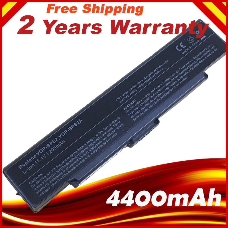 Ноутбук Батарея для SONY VGP BPL2 BPS2 BPS2B BPL2C BPS2A BPS2C VAIO PCG 6C1N VGN FE41E 6C1N|Аккумуляторы