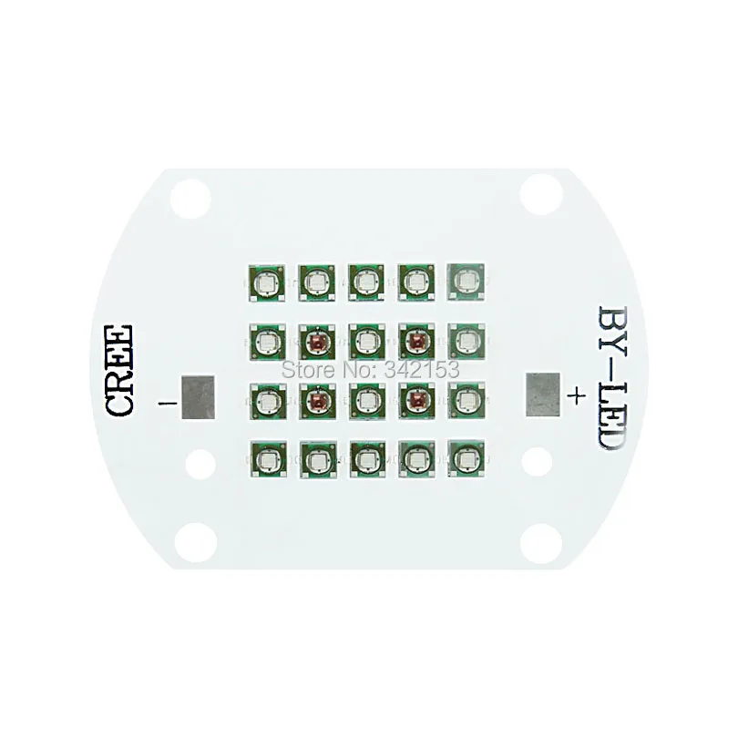 Topledlight на заказ 60 Вт Cree XP E XPE Светодиодная лампа синего цвета (16 шт.) + красного (4