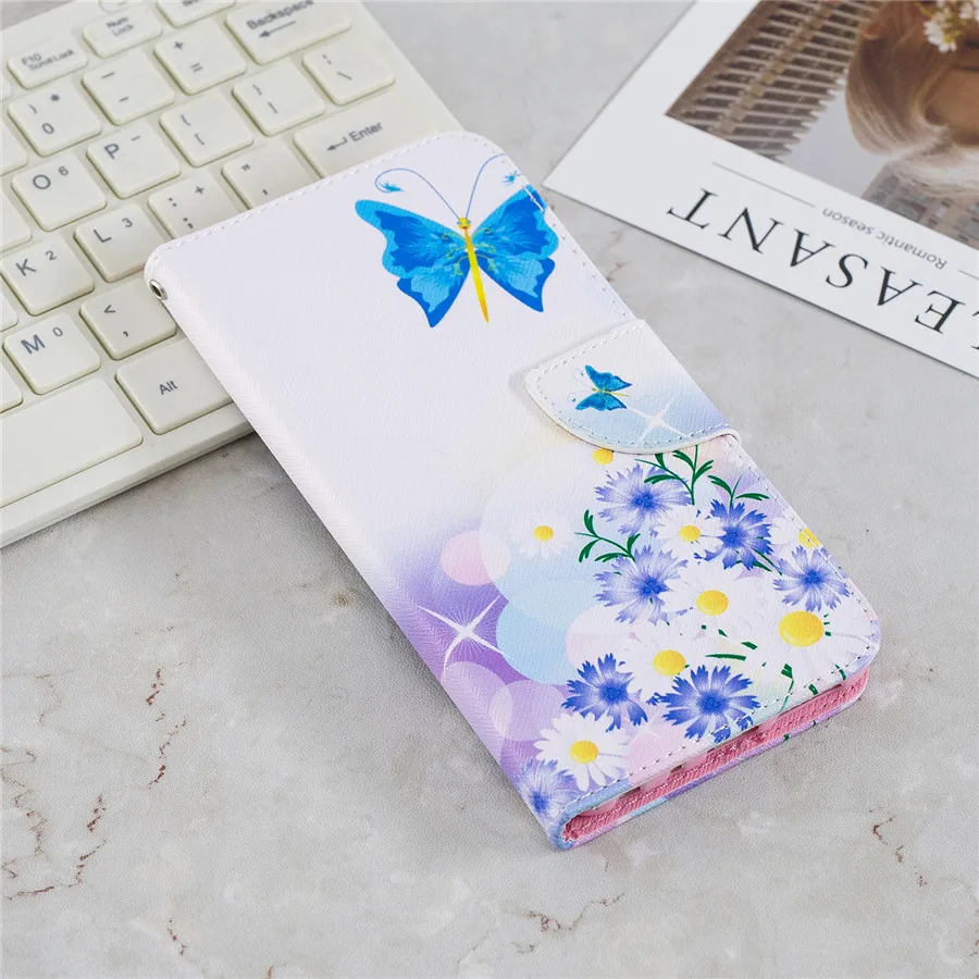 Huawi mate 20 Pro Чехол onfor huawei mate 20 lite Pro Чехол кожаный чехол для huawei mate 10 9 lite Чехлы мультяшный флип чехол для телефона s