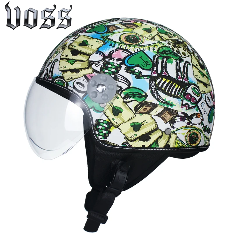 vintage off road motocross men feminino motorcycle helmet vespa casco capacete open face capacetes motociclistas | Автомобили и