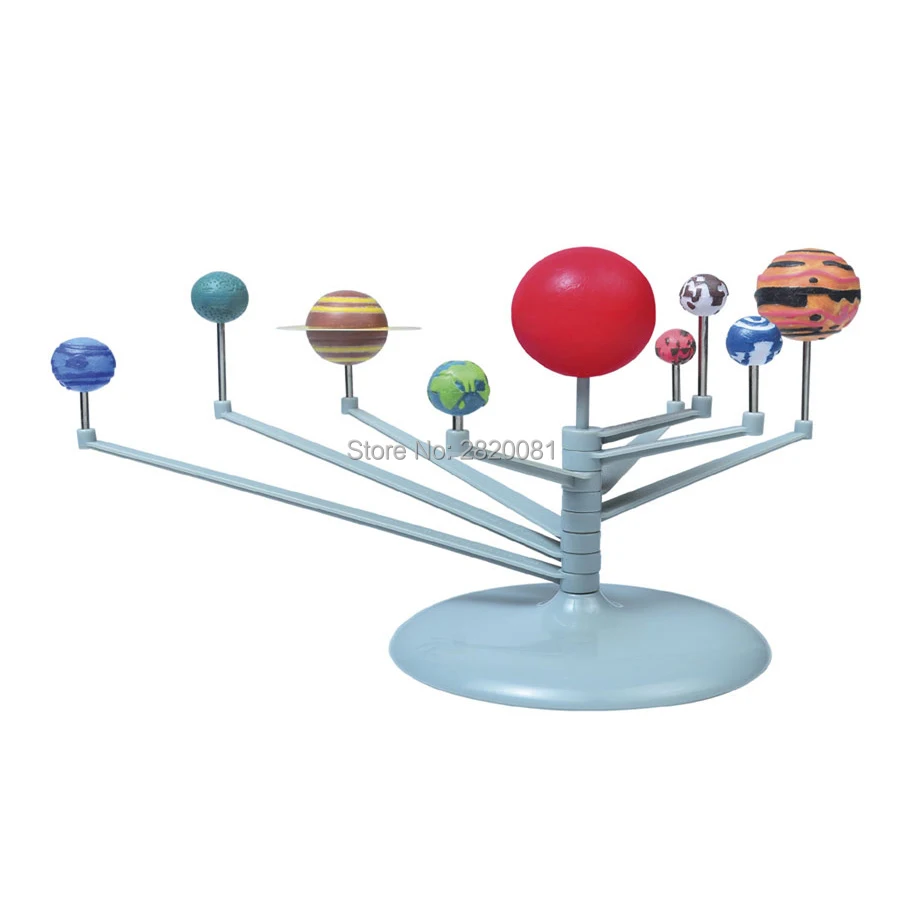 Горячая солнечная система nine planetarium DIY toys science model kit обучающая и астрономическая