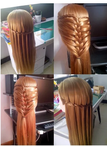 Бесплатная доставка 24 дюйма тренировочный манекен для парикмахерской голова