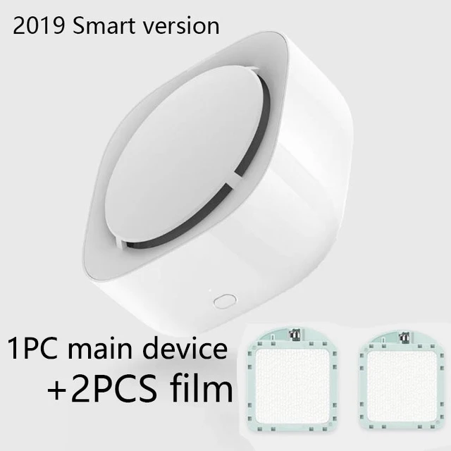 device add 2 film Xiaomi Mijia Mosquito Repellent Killer умная версия синхронизации без Нагрева Вентилятор привод со светодиодным светильник работает в Mihome app - Цвет: device add 2 film