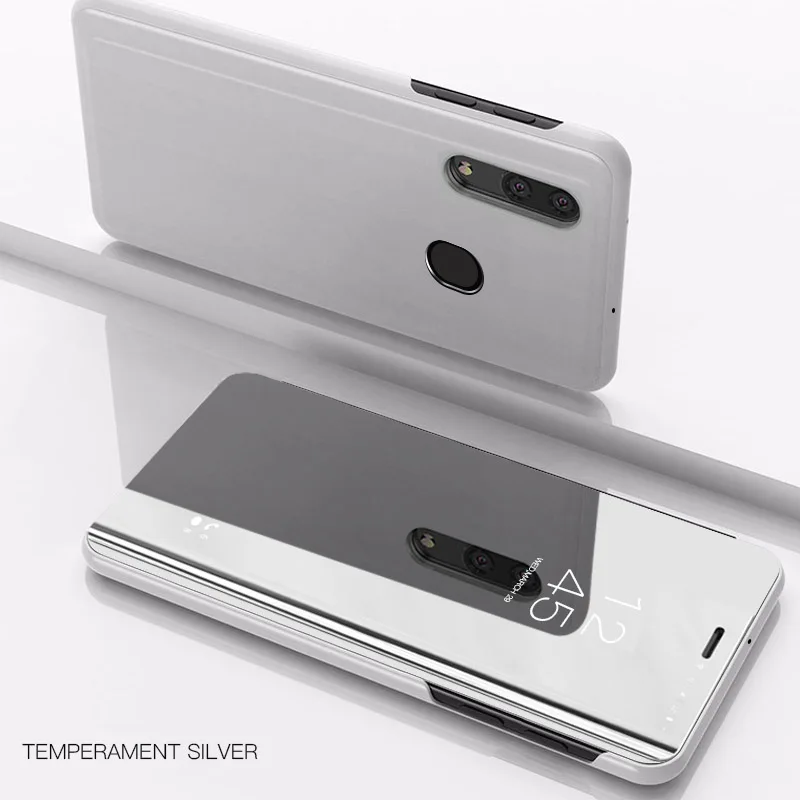 Чехол с покрытием для Samsung Galaxy M30 M 30 M20 M10 зеркальный флип-чехол подставкой A10 A20 A30 A40