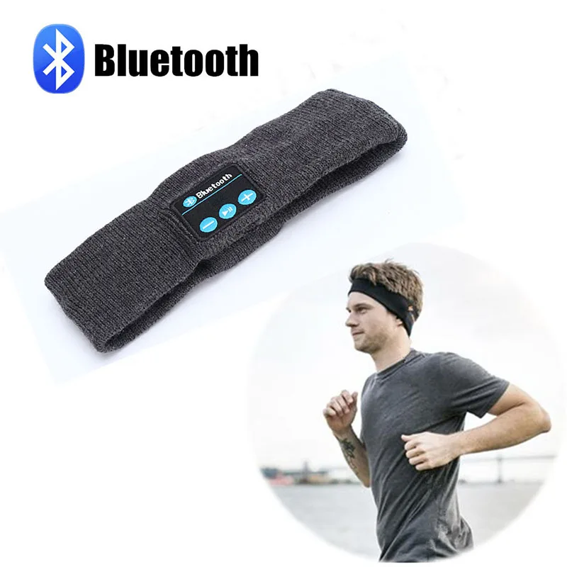 

Calion Smart Wearable Headphone Stereo Magic Music Headband Sport Bluetooth Wireless Headset With mic Answer Call for SmartPhone