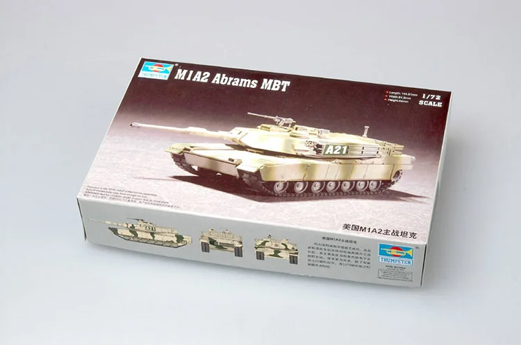 Сборная модель основного боевого танка M1A2 современный американский танк в