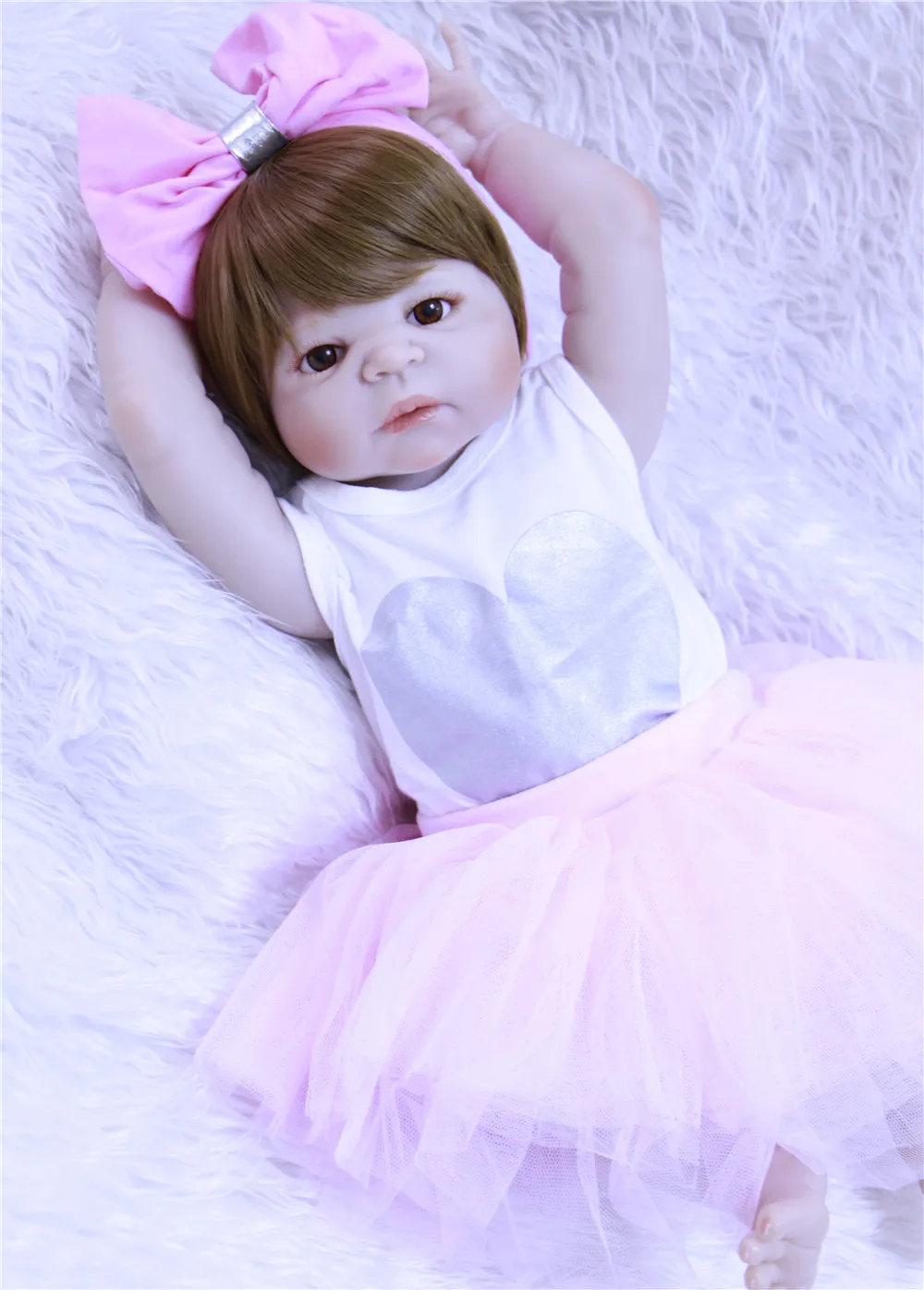 Поддельные силиконовые куклы NPK реалистичные игрушки для детей подарок 23 &quot