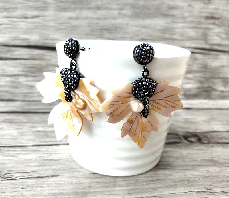 Серьги-подвески женские с кристаллами 3 пары | Украшения и аксессуары