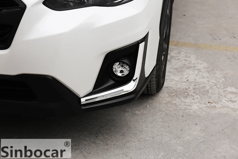 Задний наружный бампер из нержавеющей стали Накладка покрышка для Subaru Crosstrek XV