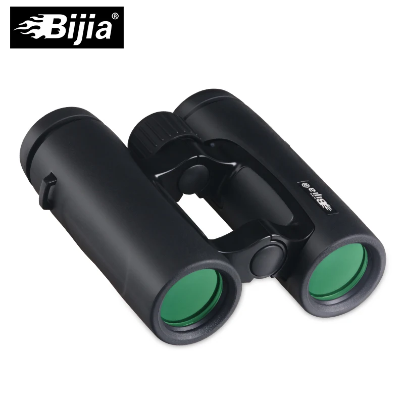 BIJIA 10X32 компактный бинокль для наблюдения за птицами HD военный телескоп охоты и
