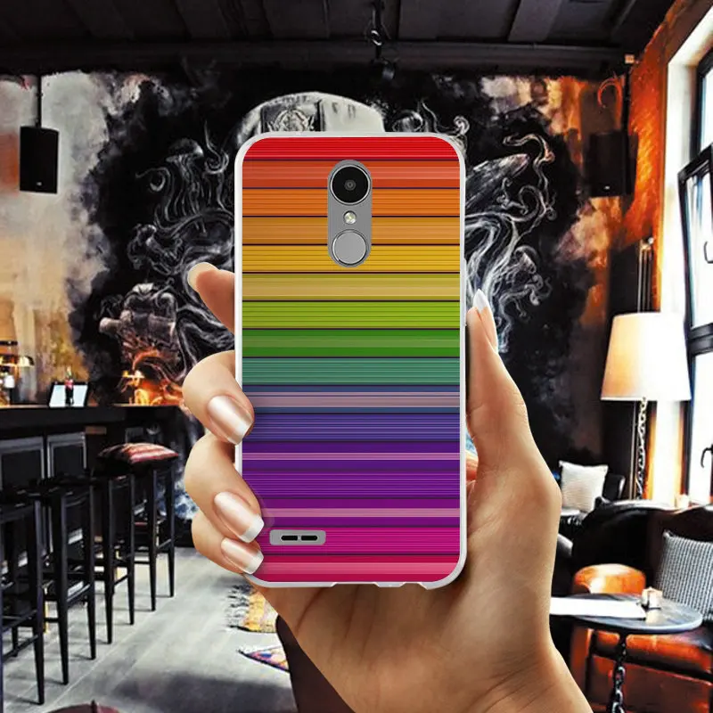 Soft TPU Phone Case for LG K4 K7 K8 K10 2017 G2 G3 Mini G4 Spirit G5 G6 V10 V20 V30 Nexus 5X Bag Graffiti Art Stripes Colorful |