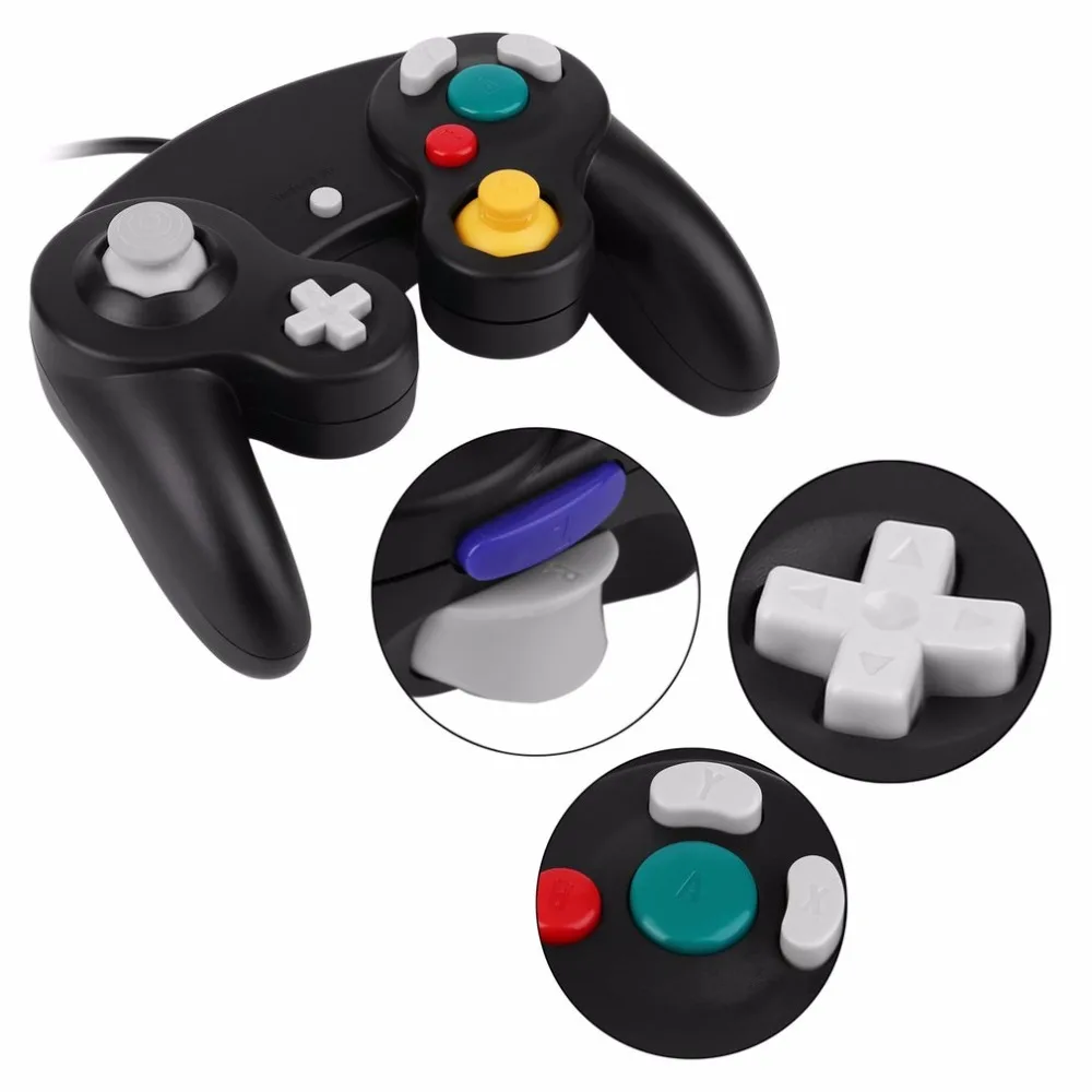 Gamepads New Game Controller Gamepad Joystick five color for Nintendo for GameCube For Wii Wholesale