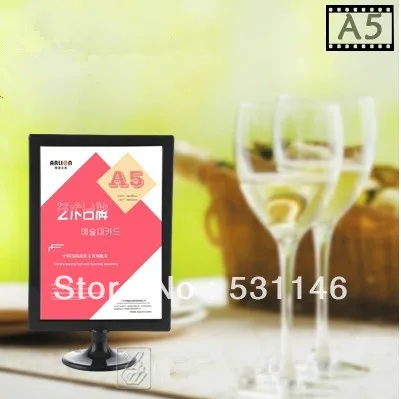 Пластиковая фоторамка для магазина подставка рекламный дисплей и меню