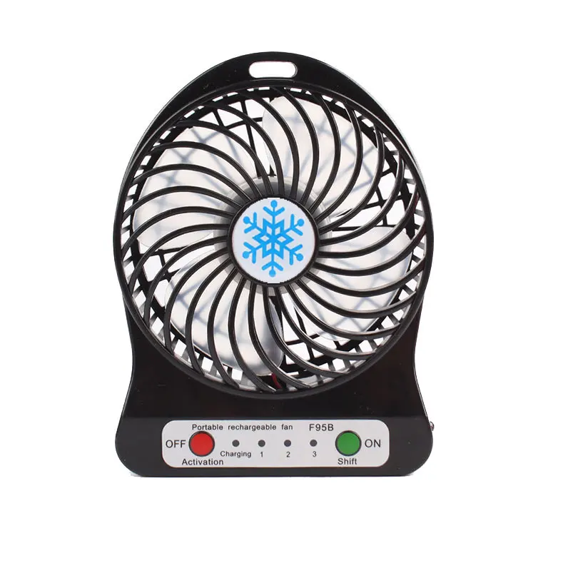 USB мини вентилятор Портативный Электрический Вентиляторы LED Перезаряжаемые
