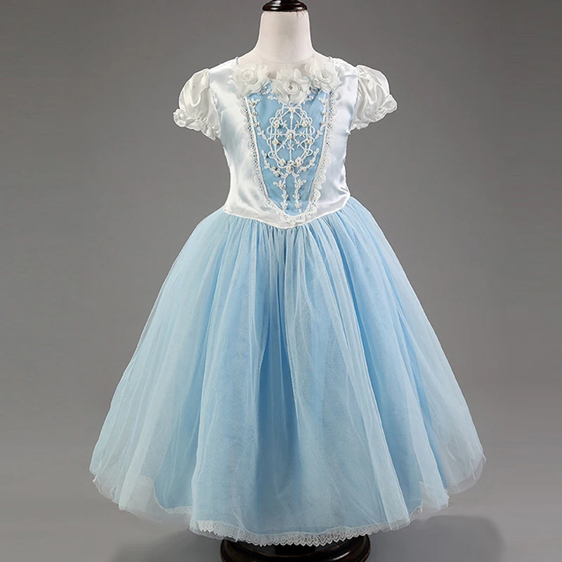 2015 популярное летнее платье-пачка принцессы платье Эльзы и Анны костюм на