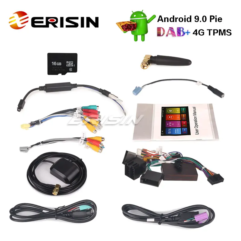 Erisin ES2989C 8 &quotDAB + Android 9 0 автомобильный стерео GPS для Mercedes C/CLK/G Class W203 W209 Vito Viano