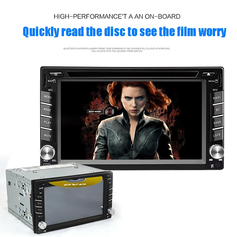 6 2 дюймов Автомобильный навигатор dvd плеер HD сенсорный экран Hands free двойной