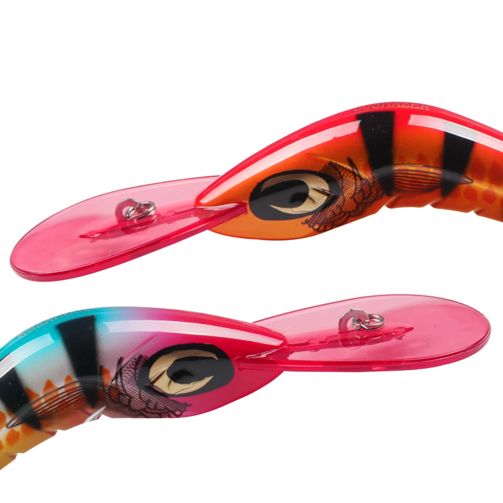 Фото LUSHAZER Рыболовная Приманка minnow креветка 80R приманка 19 г 80 мм crankbait iscas artificiais para pesca VIB воблер, твердая приманка №4