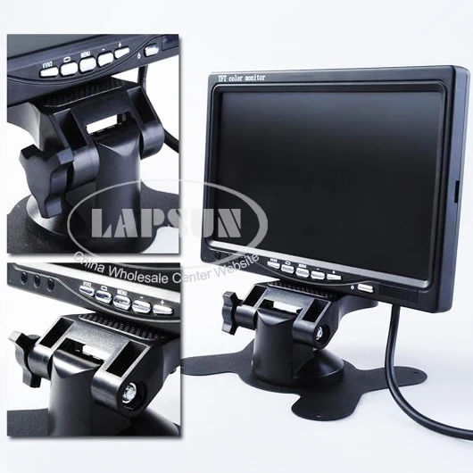 7-дюймовый TFT ЖК-дисплей 2-сторонний AV цветной подголовник монитор заднего вида