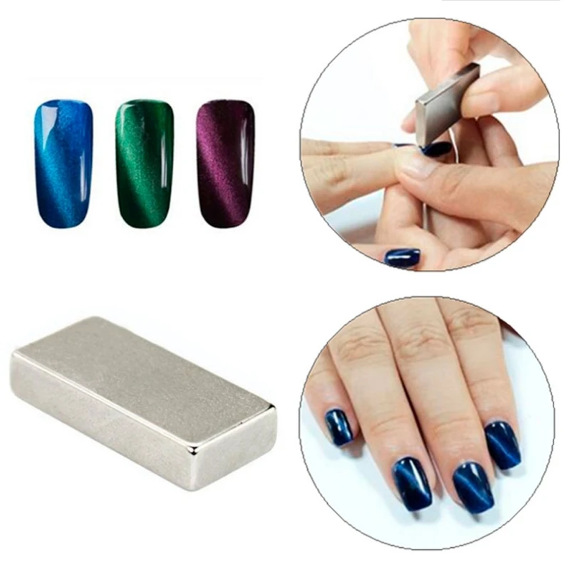 3D эффект дизайн ногтей кошачий глаз Магнитная палочка сильный магнит УФ гель