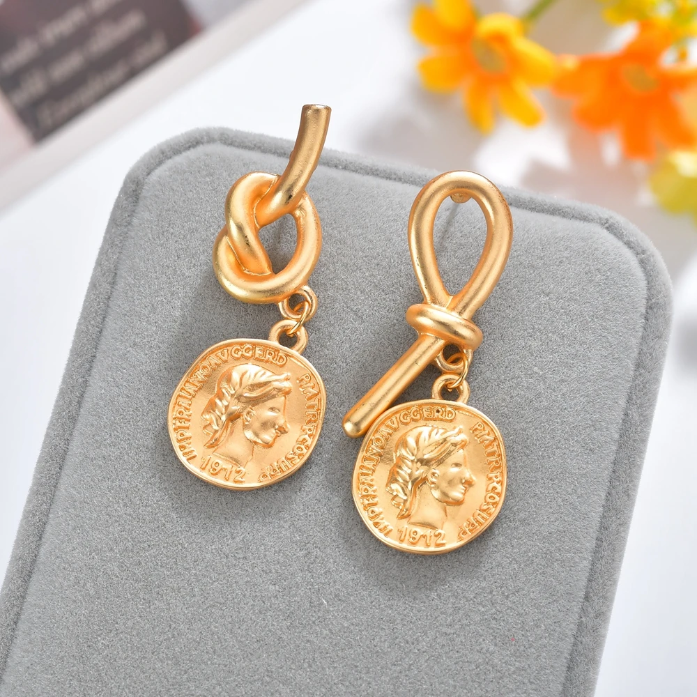 Новинка винтажный Медуза трендовый цинковый сплав монета кулон с портретом