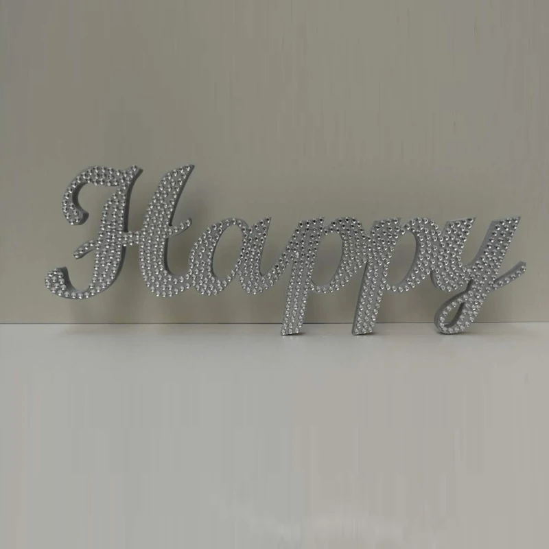 Пользовательские свадьба знак С кристалалми и стразами имя Семья фамилия