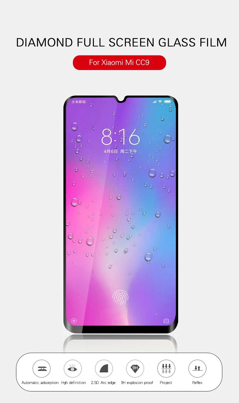 Чехол для Xiaomi mi CC9 CC9e на xio mi 9T Pro mi 9 SE mi 9 Poco F1 Play, Защитная пленка для экрана из закаленного стекла
