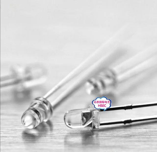 Бесплатная доставка 1000 шт 3 мм прозрачный круглый светодиодный синий свет цвет