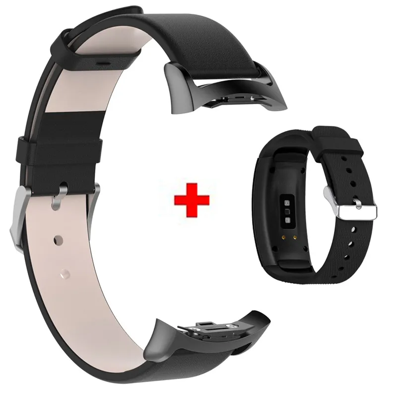 Color6 2 шт сменный Браслет для часов для samsung gear Fit 2 Pro ремешок Роскошный кожаный ремешок для samsung Fit 2 Fit2 Wristband браслет - Цвет: Color6