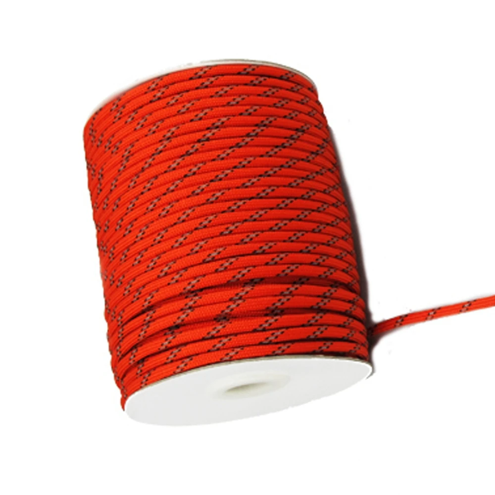 4MM Diameter Reflective String Windproof Tent Rope Guy Line For Camping Kits Ropes for Tents | Спорт и развлечения