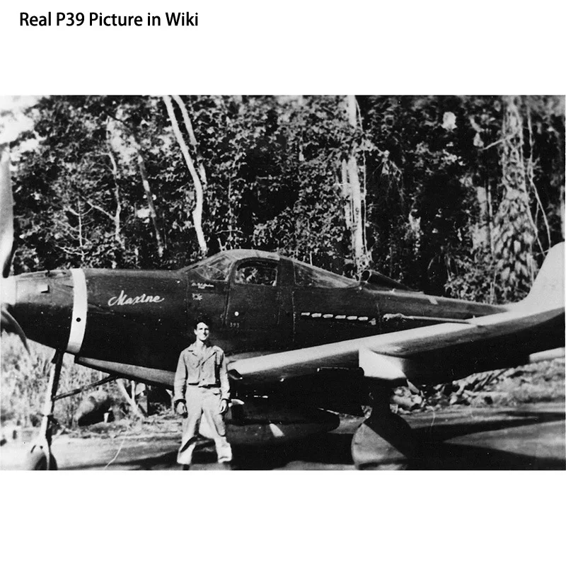 

1:32 P-39 Q-25 AIRACOBRA Fighter Paper Mold Assembly Hand Work 3D Diecast Aircraft Production DIY Military Fans Collection