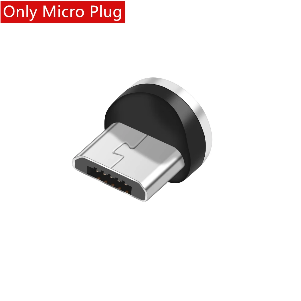Магнитный usb-кабель Олаф для iphone X XS Max, быстрая зарядка, кабель Micro USB type C, Магнитный зарядный провод для samsung, Xiaomi, huawei - Цвет: Only Micro Plug