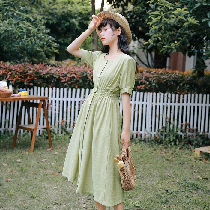 Кавайная одежда ulzzang в стиле Харадзюку лето 2023 женское платье Корейском модное