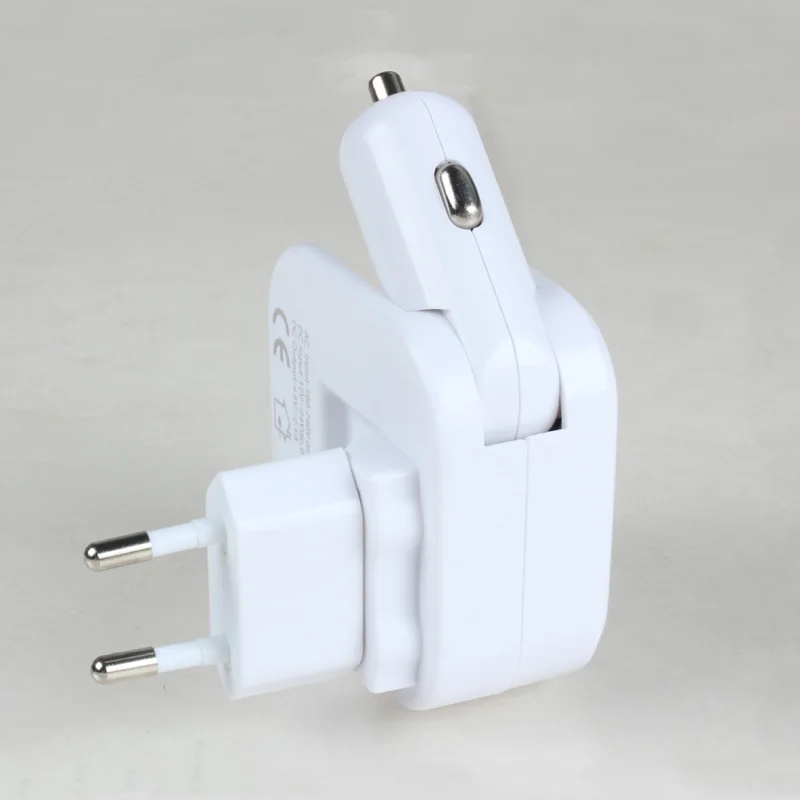 ЕС стандартный адаптер зарядное устройство 2USB автомобильное зарядное устройство для домашнего мобильного телефона Разъем для зарядки