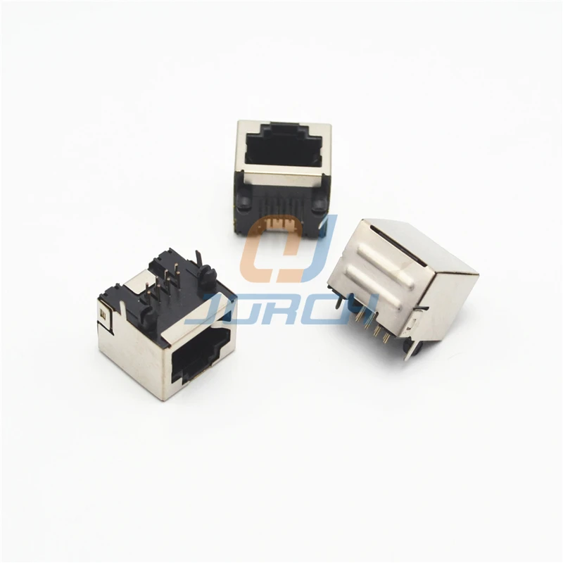 Сетевой интерфейс RJ45 разъем без лампы Нет осколков Cat5 pcb 8p8c адаптер|lamp connector|adapter