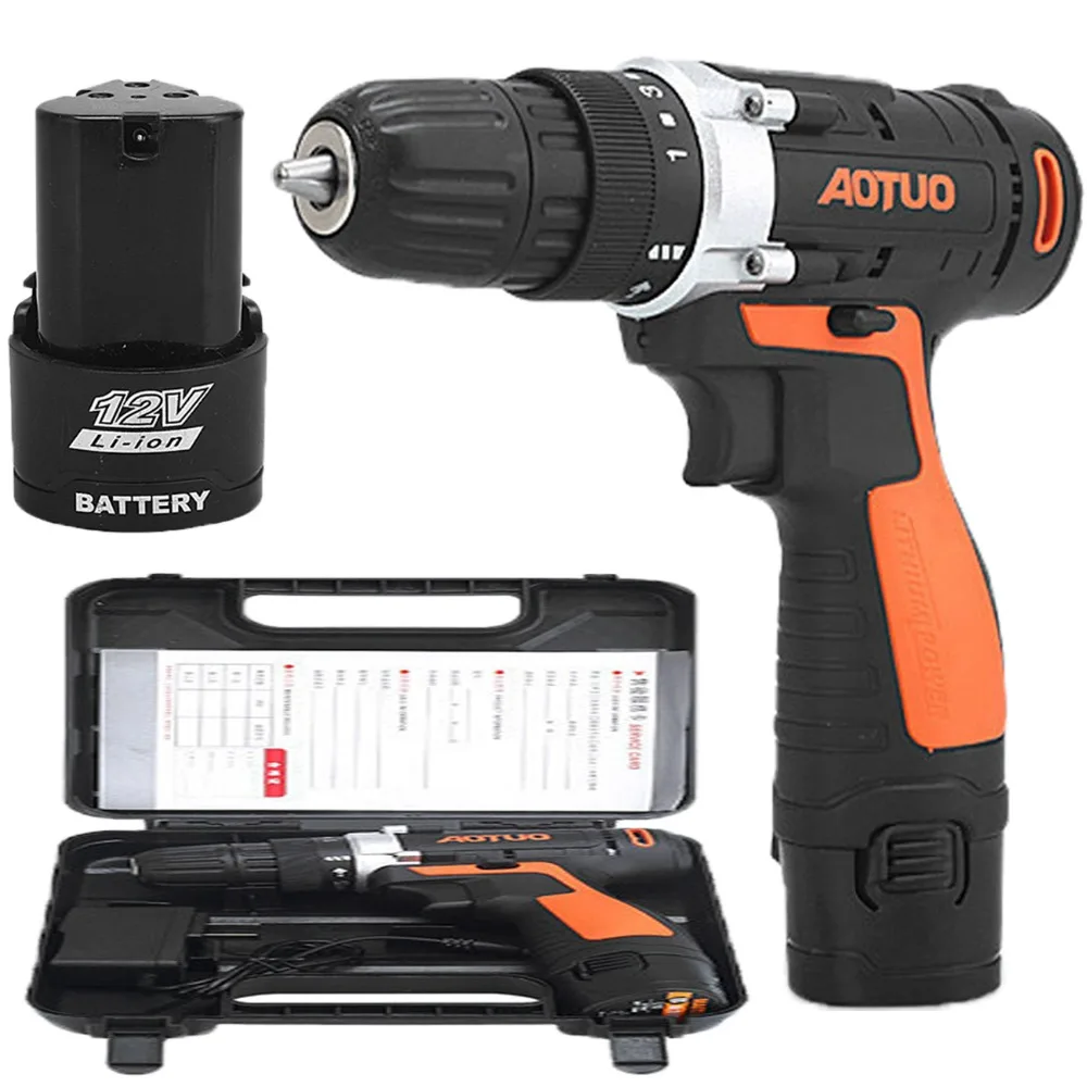 

Многофункциональная ручная дрель с литиевым аккумулятором, 12 В, Q83