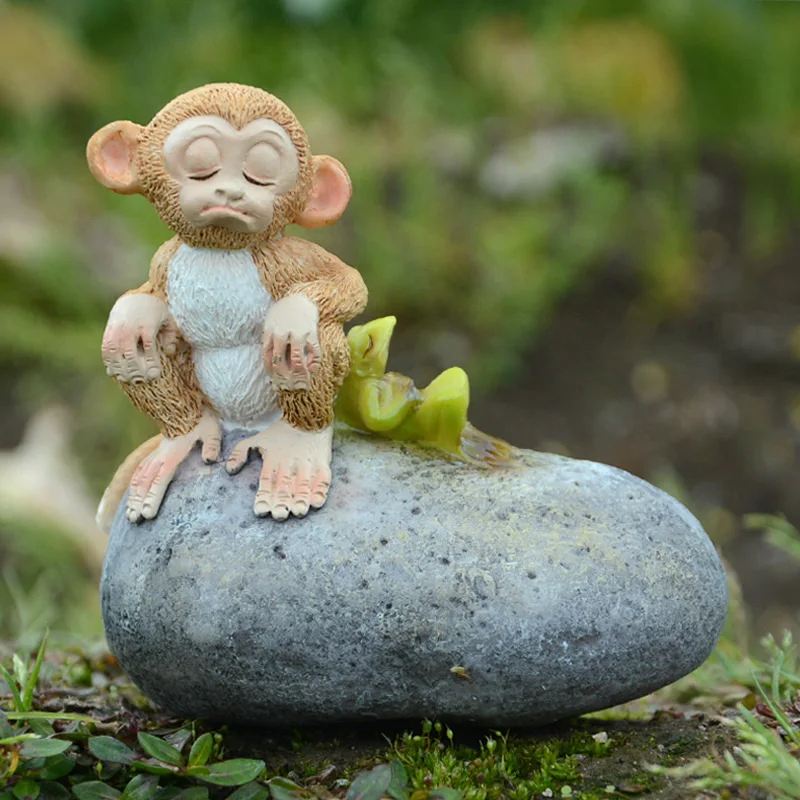 Силиконовая форма формы для помадки спящие обезьяны и лягушки мыла торта