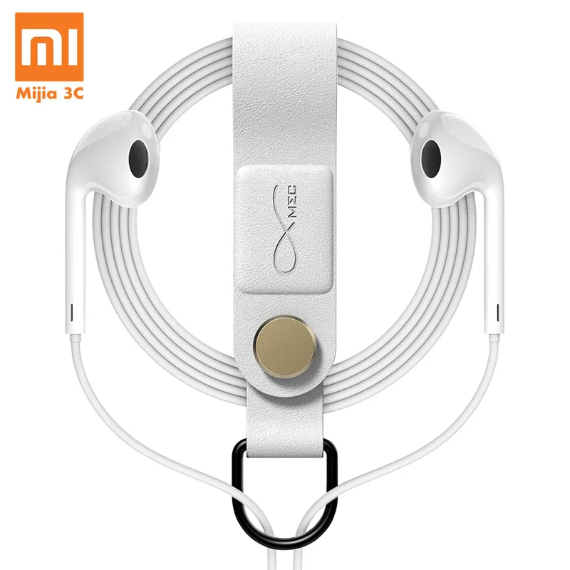 Xiaomi Bcase Магнитный кабель для наушников Органайзер линия передачи данных устройство для сматывания кабеля протектор держатель провода Шнур кабель для наушников Зажим аккуратный инструмент