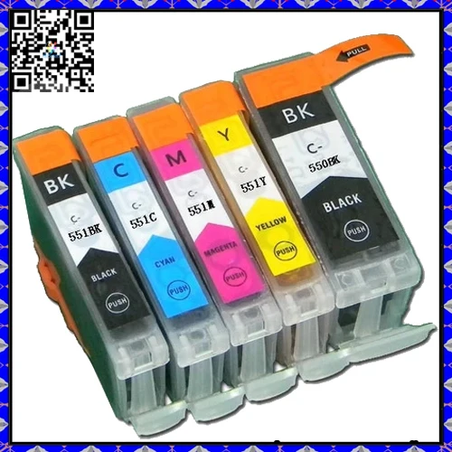 Hisaint PGI 550 BK CLI 551XL для Canon PIXMA IP 7250/8750 MG 5450/6350/7150/6450/5550 MX 925/725 iX6850 Бесплатная