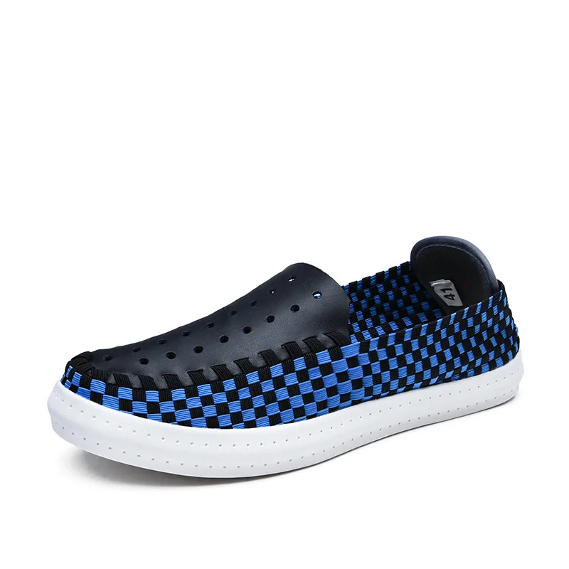 Лидер продаж модная обувь суперзвезды Мужские дышащие слипоны на плоской