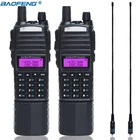 2 шт. BaoFeng UV-82 рация 5 Вт 3800 мАч аккумулятор двухдиапазонный UV82 двухстороннее радио мощное двойное PTT Ham Радио + NA-771 антенна