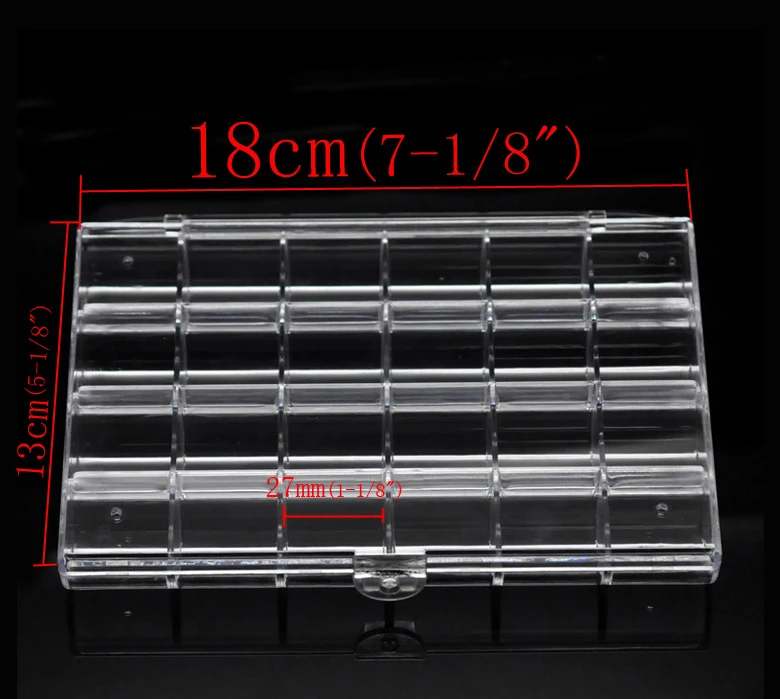 Прозрачный акриловый ящик для хранения бункеров контейнеры ювелирных изделий