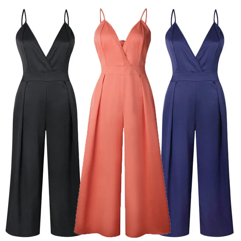 

Women's Clubwear V-Neck Playsuit Bodycon Party Jumpsuit&Rompe Clubwear Trousers