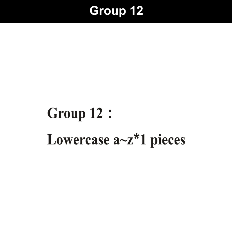 Group 12 JINXINYANG индивидуальные Т-образные английские буквы медные формы латунные штампы Кожа DIY тиснение прессформы CNC резьба марка прессформы - Цвет: Group 12