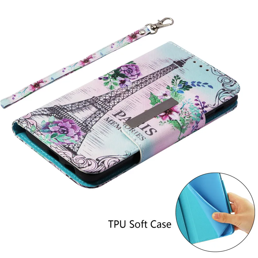 Чехол на СПС Coque samsung Galaxy J8 кожаный чехол для samsung Galaxy J4 J6 J8 плюс Чехлы бумажник с изображением персонажей из мультфильма для мобильного телефона чехлы