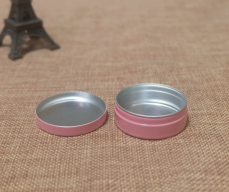 

Free Shipping Empty 10g Aluminium Jar Small Cosmetic Cream Spice Food Sample Packaging Bottles 50pcs