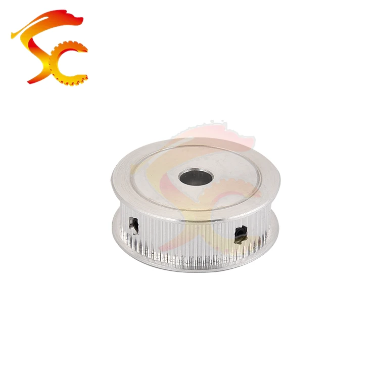 

Hot Sale 2PCS/LOT 3D Printer parts GT2 60 Teeth for belt width 10mm bore 8mm Aluminum GT2 Timing Pulley 2GT 60Teeth