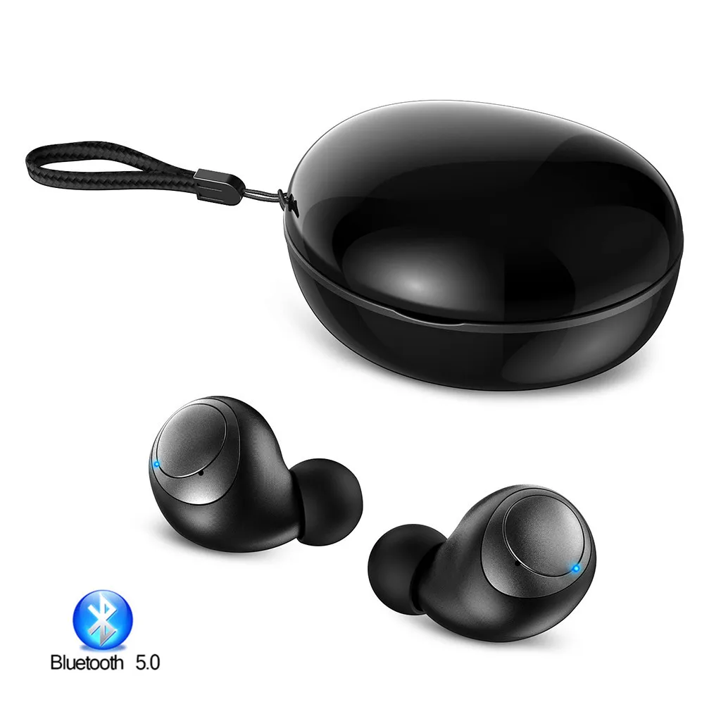 СПЦ Bluetooth V5.0 наушники Беспроводной музыка Спорт стерео бас гарнитуры близнецов с