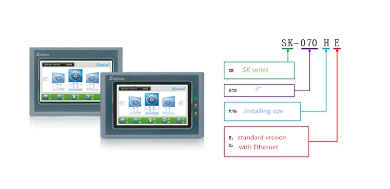 SK-121FE SK-121FS samkoon HMI Сенсорный экран 12," дюймов в коробке